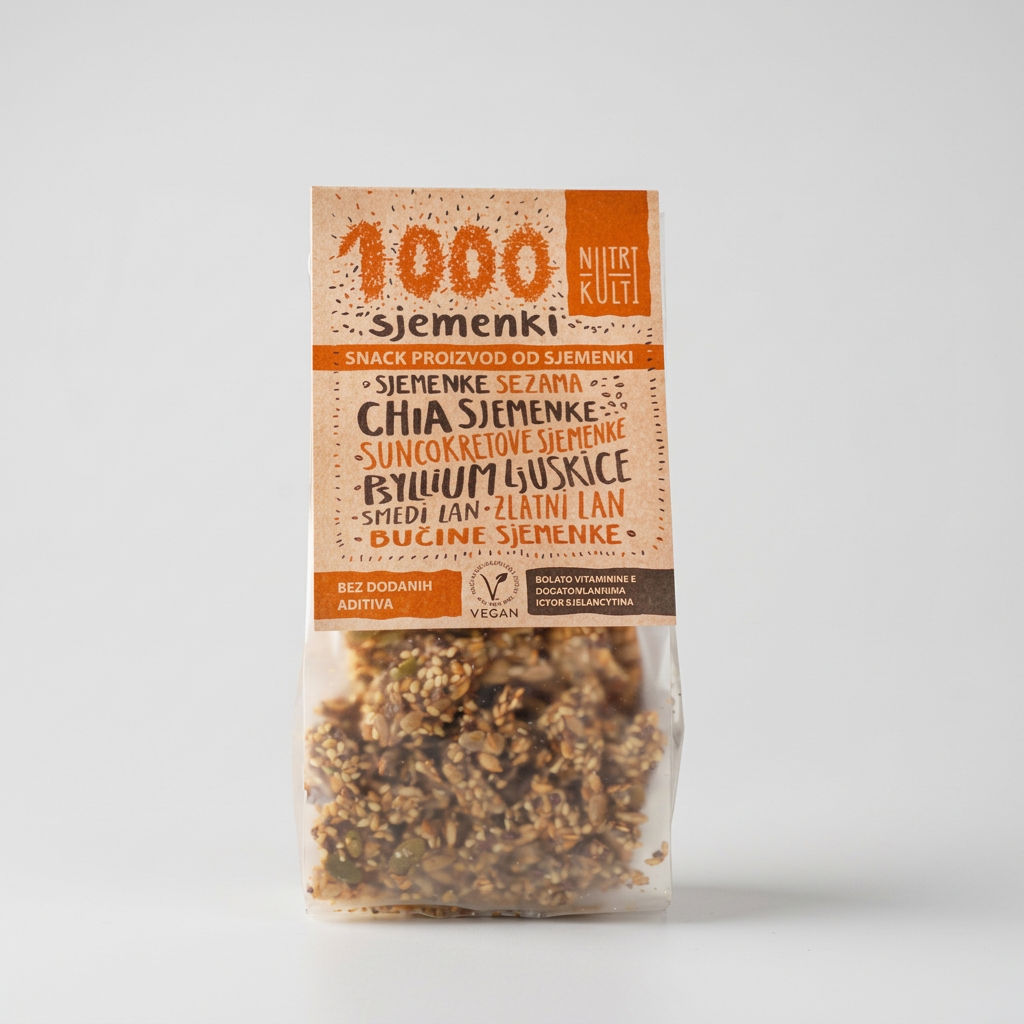 Krekeri 1000 sjemenki, 100 g