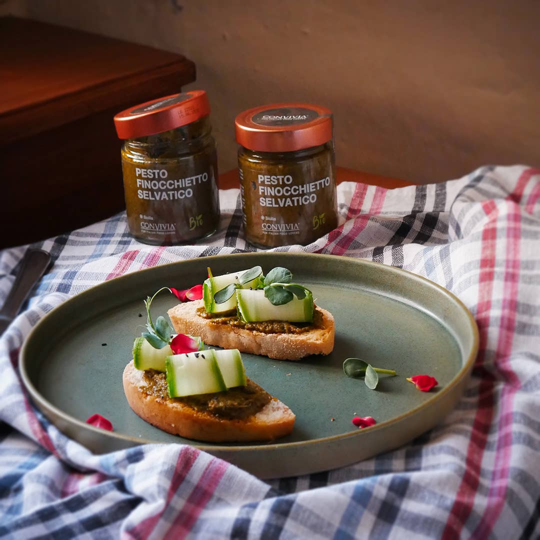 Organic wild fennel pesto 190g