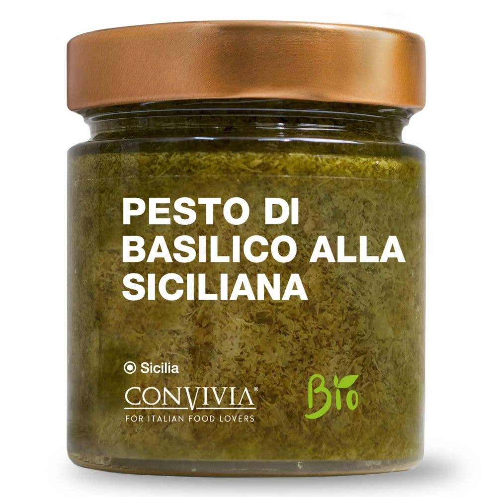 Pesto di basilico siciliano BIO, 190 g