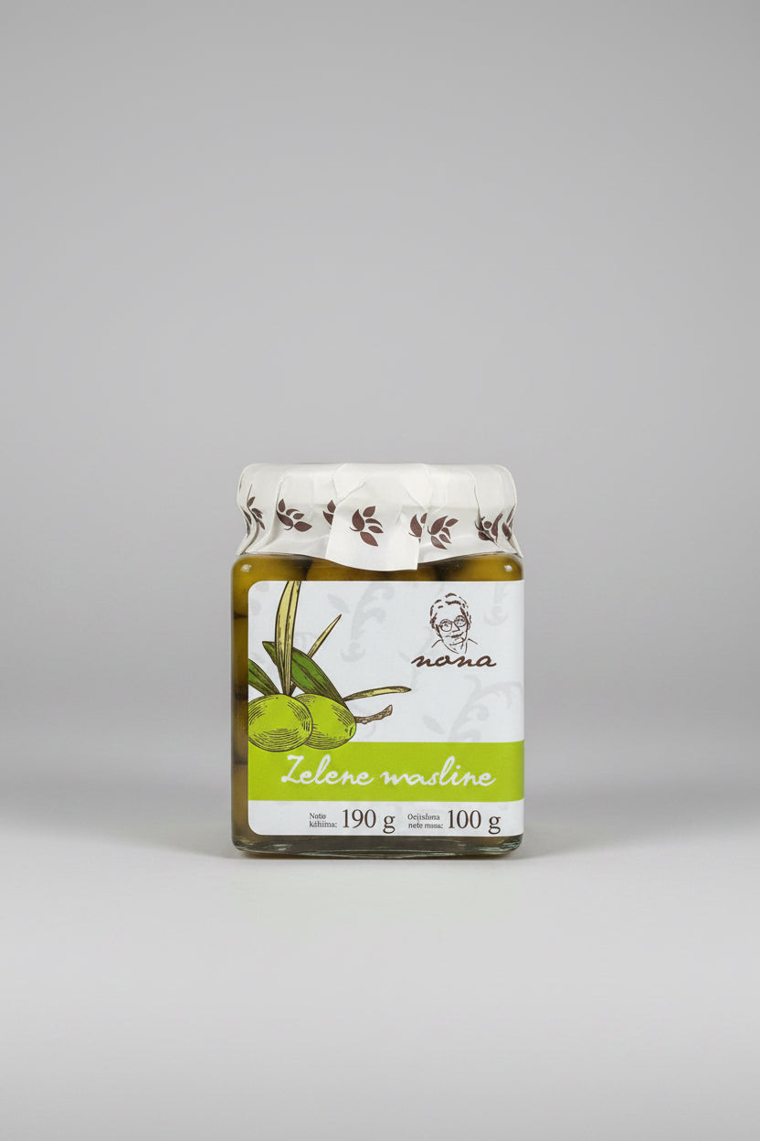 Nona Grüne Oliven, 190 g