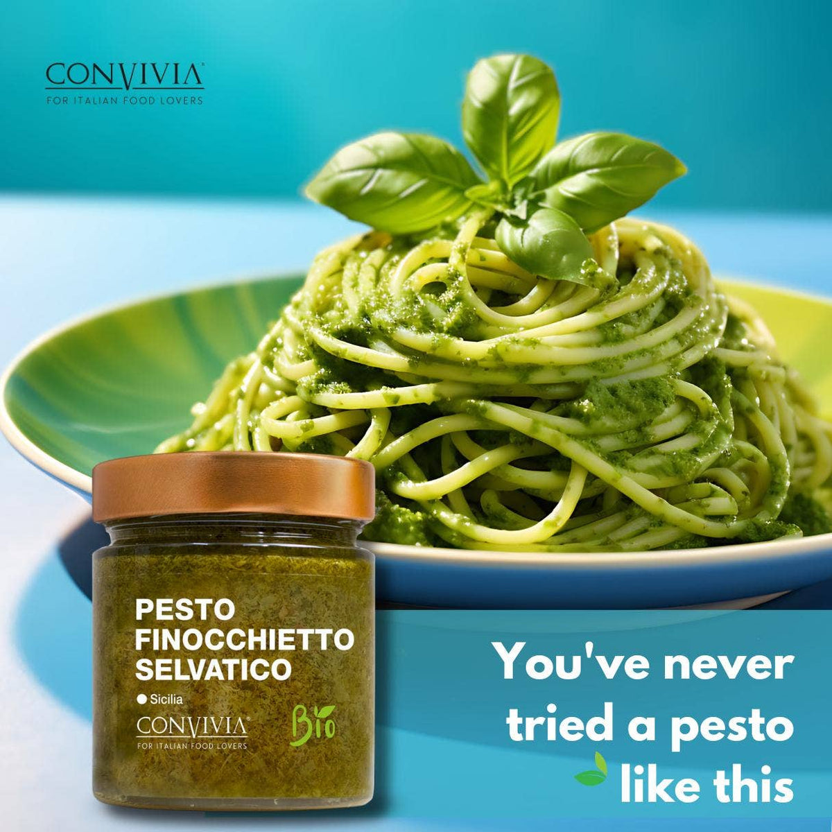 Organic wild fennel pesto 190g