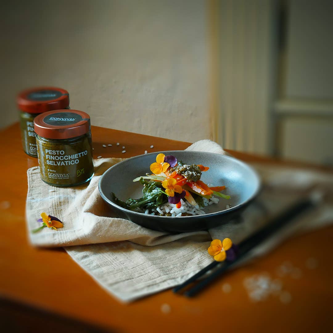 Organic wild fennel pesto 190g