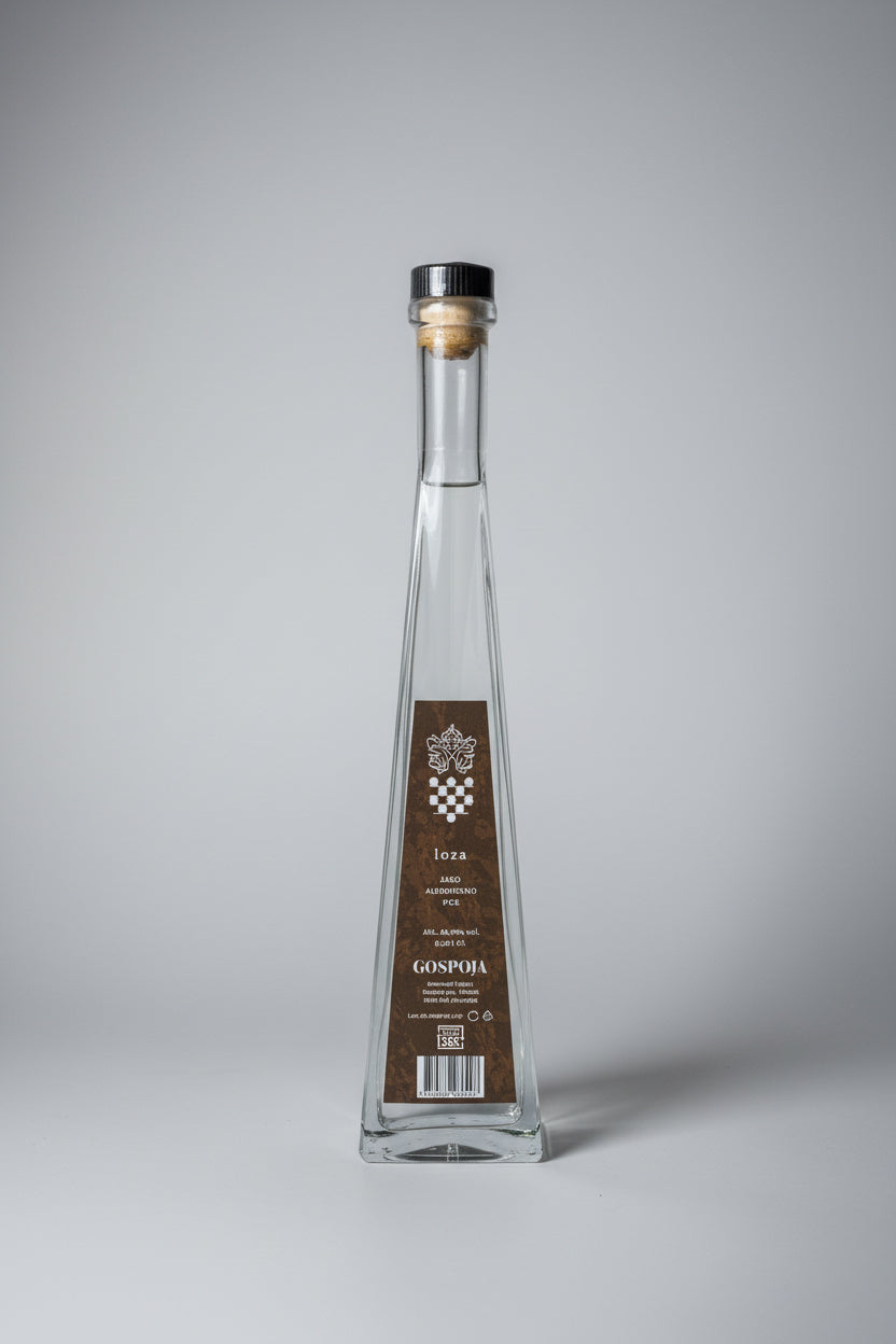 Gospoja Lozovača Grape Rakija, 0.2 L