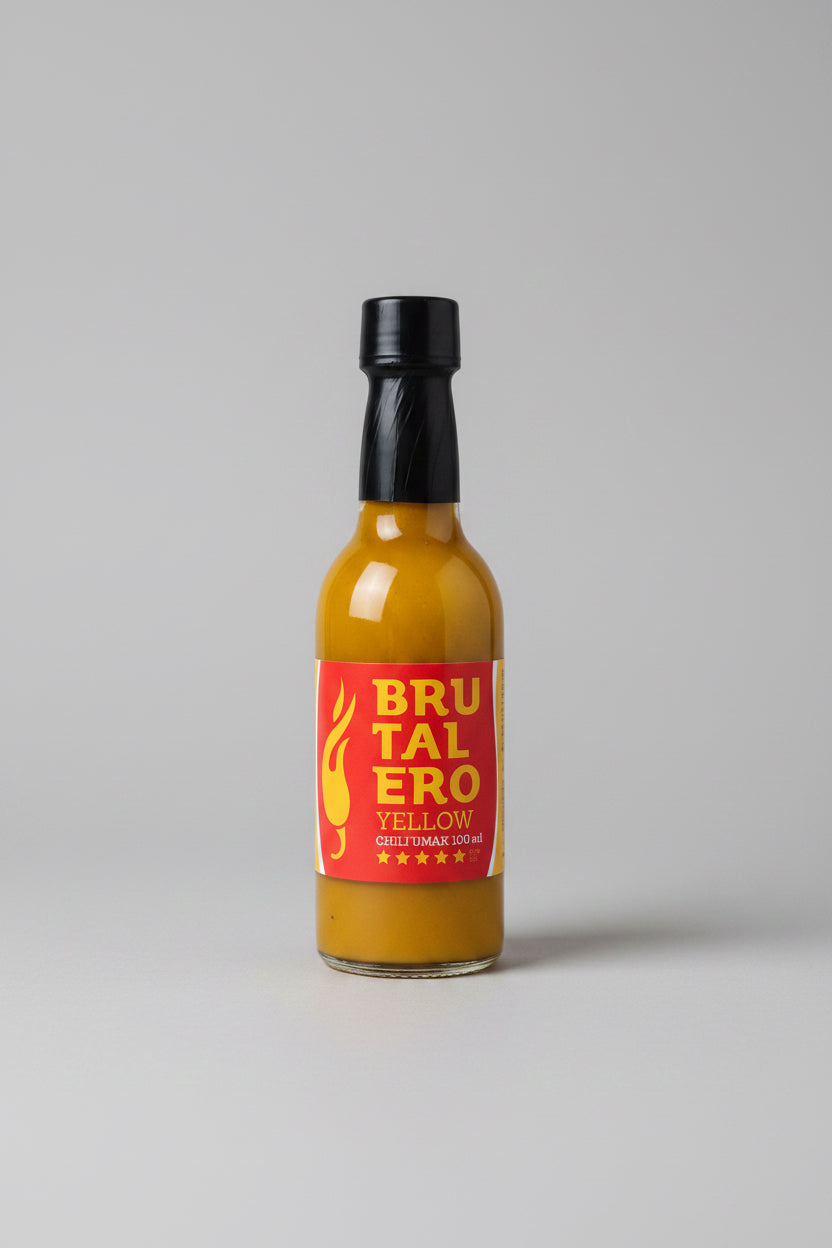 Brutalero Yellow Scharfe Sauce, 100 ml
