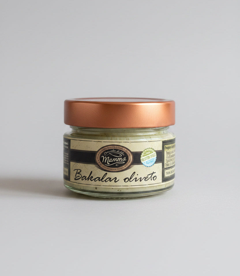 Bakalar Oliveto — Stockfisch-Creme mit Oliven, 90 g