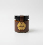 Jar with a 'vilma' label on a white background
