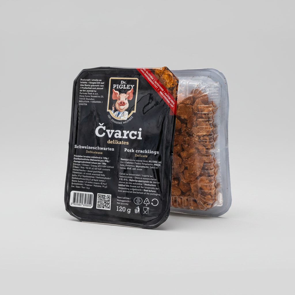 Dr. Pigley Delicatessen Čvarci (Ciccioli di maiale), 120 g
