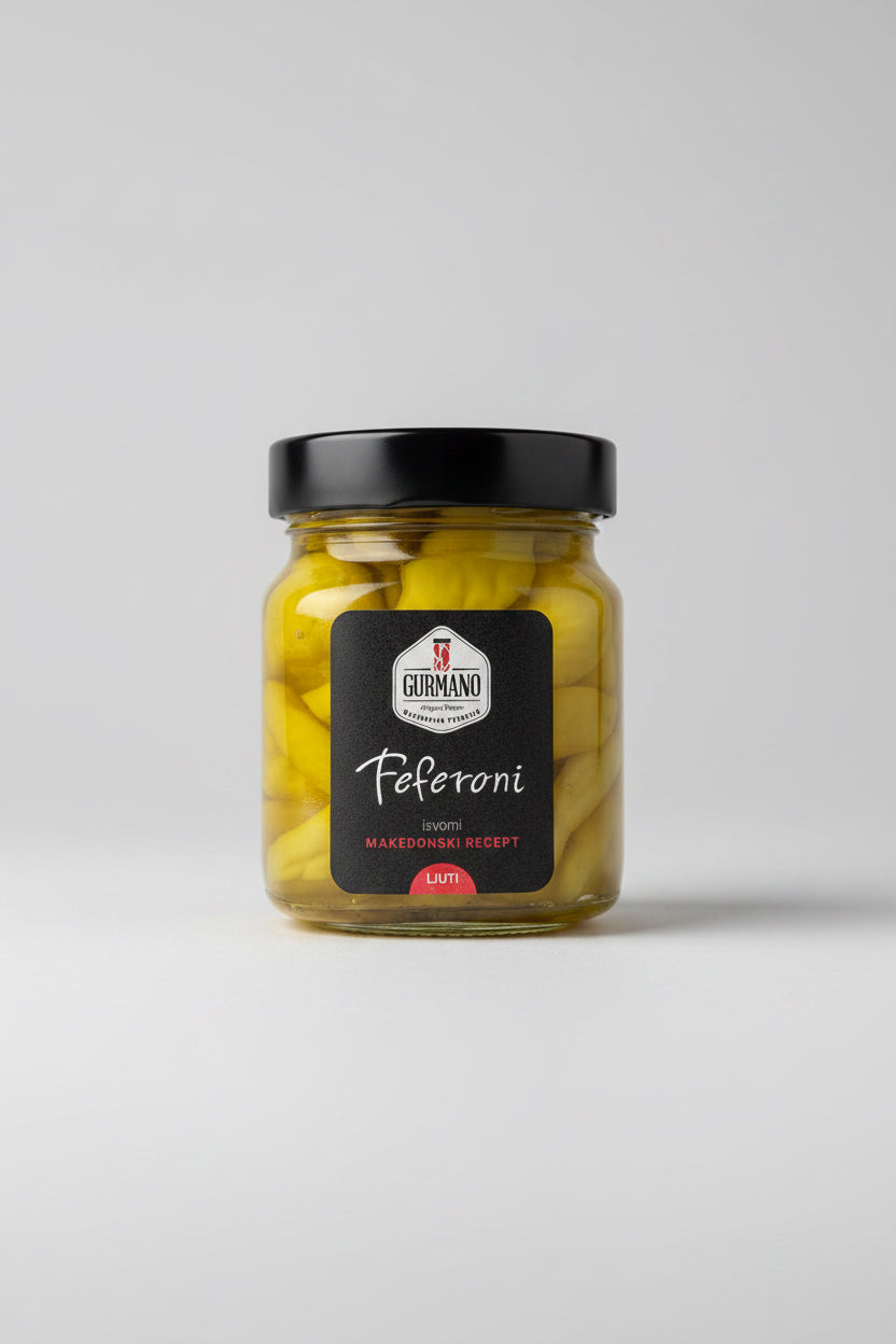 Hot Pickled Peppers (Feferoni), 314 ml