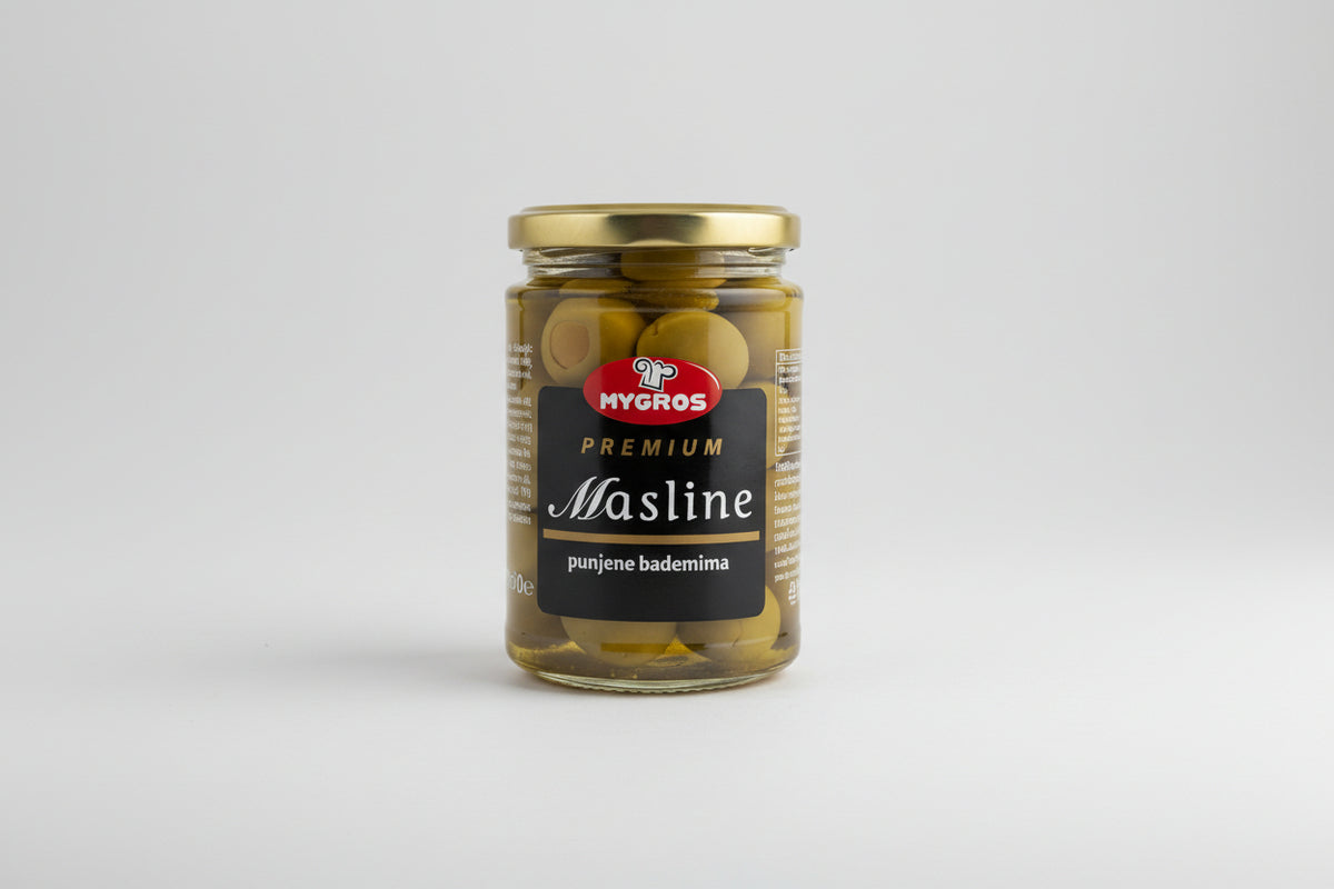 Masline punjene bademom, 300 g
