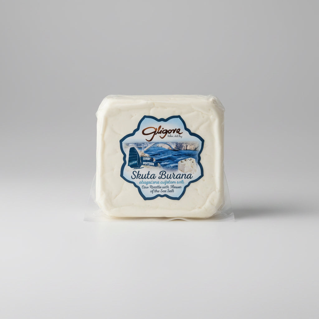 Gligora Ricotta Burana con fior di sale, ~350 g