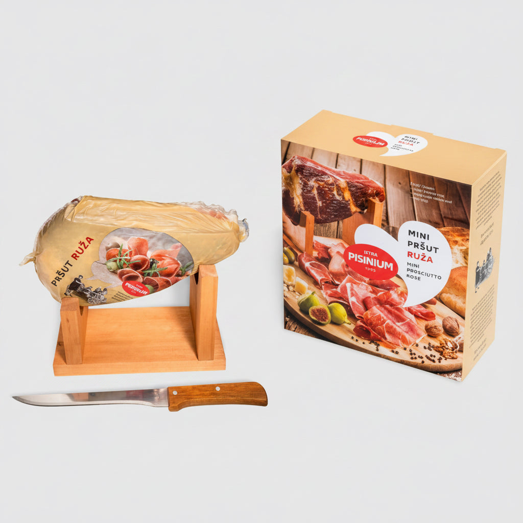 Mini-Geschenkset Prosciutto mit Ständer und Messer