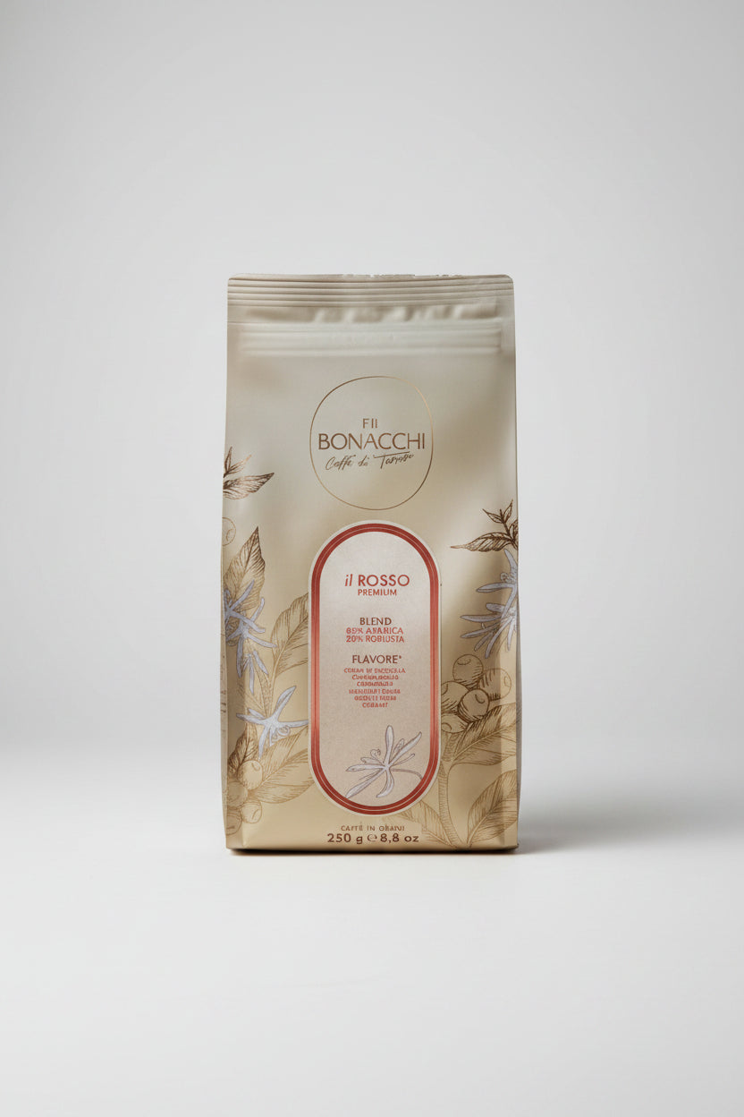 Bonacchi coffee package on a white background