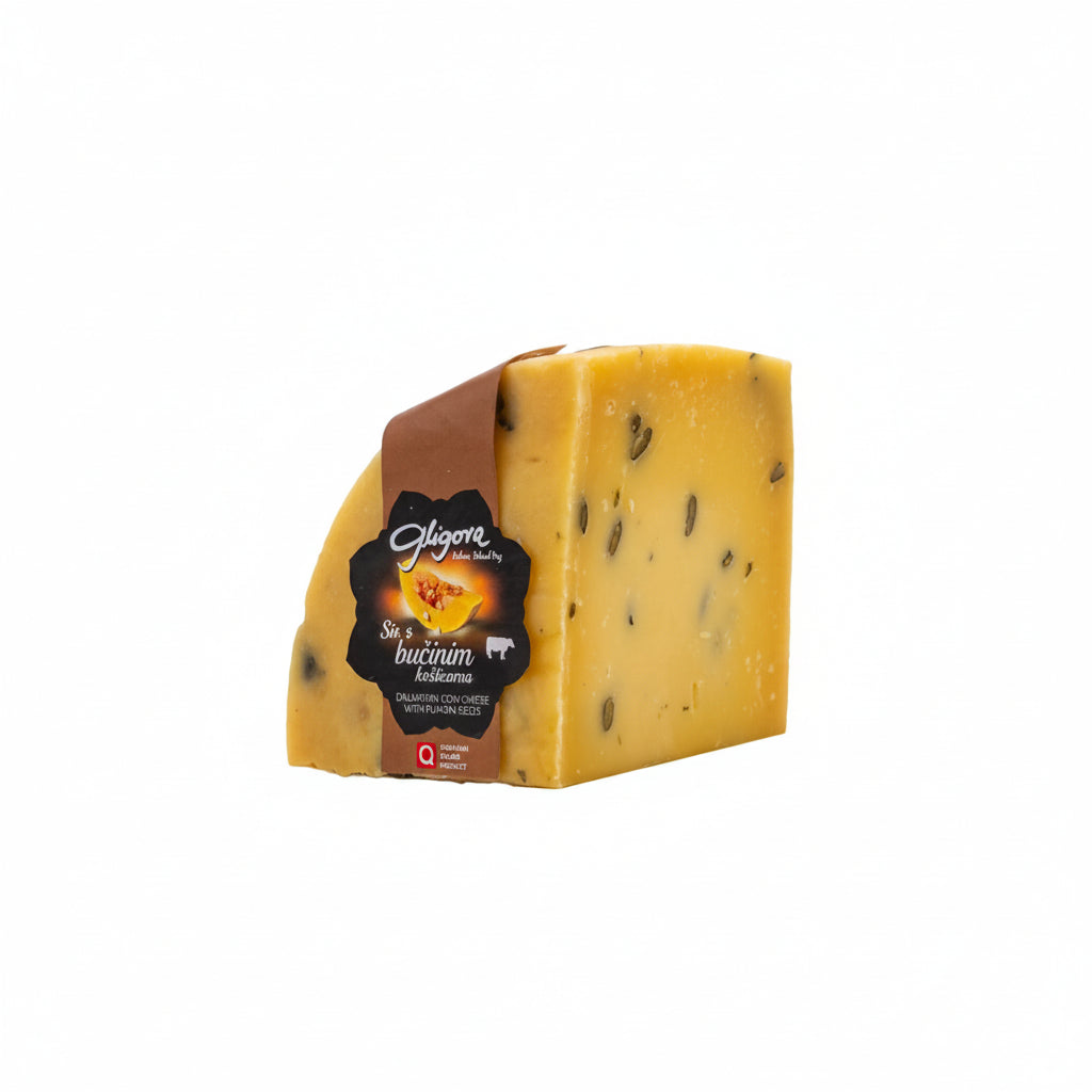 Cow's Milk Cheese with Olives — Quarter Wheel, 650 g