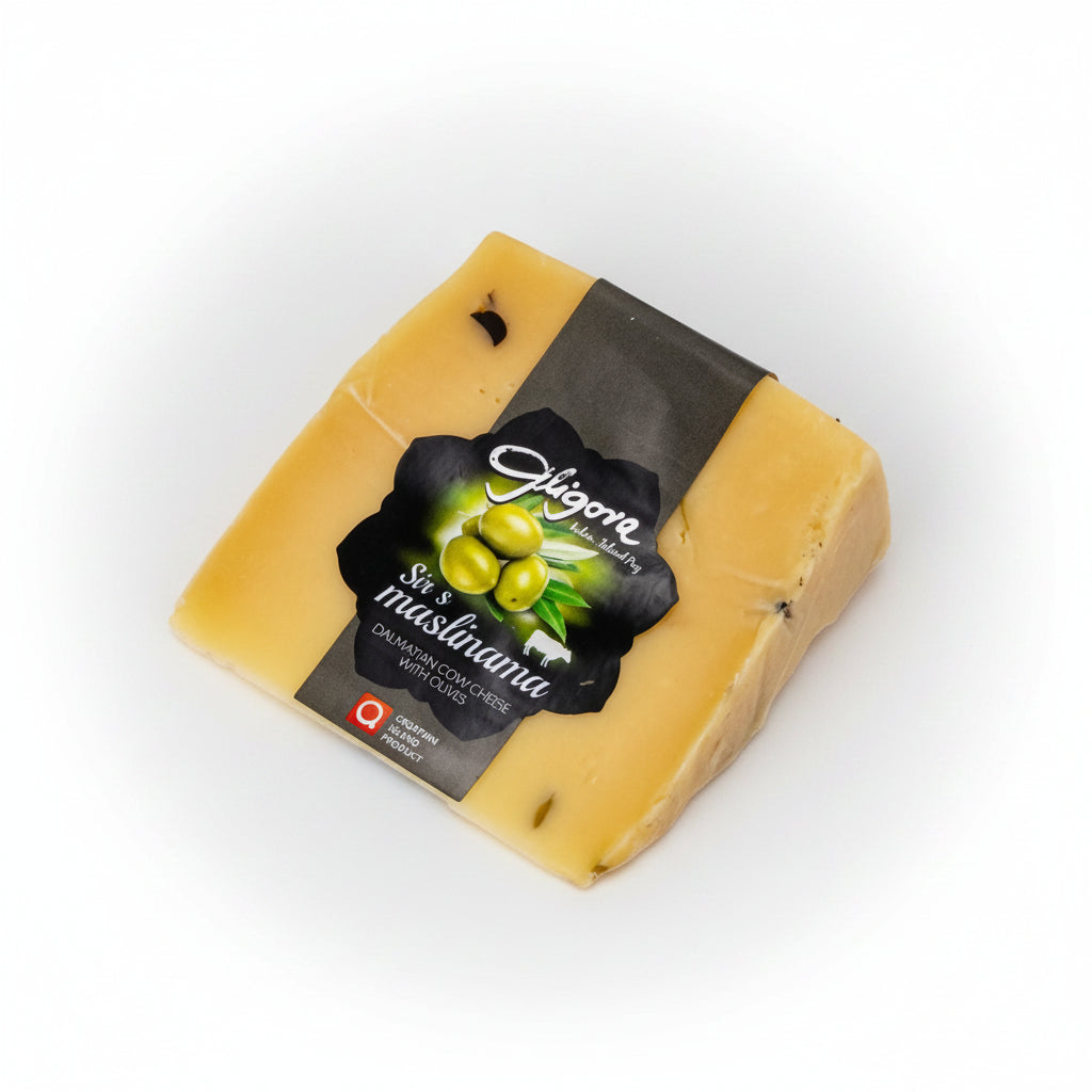 Cow's Milk Cheese with Olives, 190 g