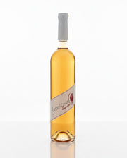 Bottle of Trois-Rivères liquor on a white background