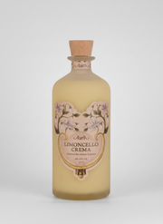 Boca Limoncello Crema s ukrasnom etiketom na bijeloj pozadini