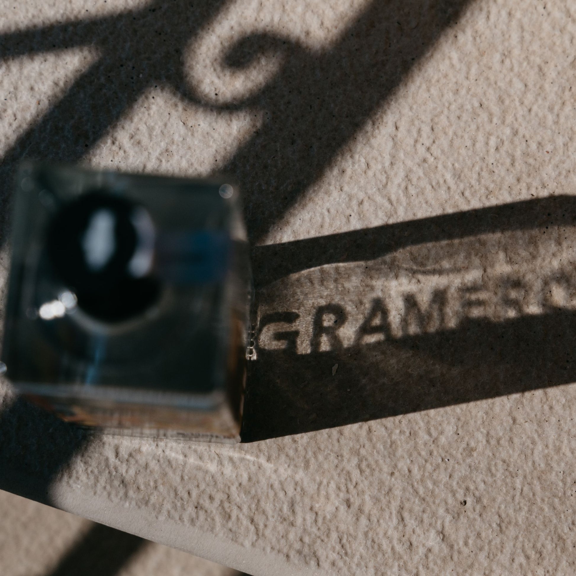 Agramero pgotographed outside with shadowing