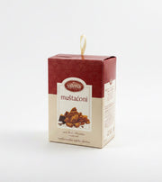 Box of Valmo mustard on a white background