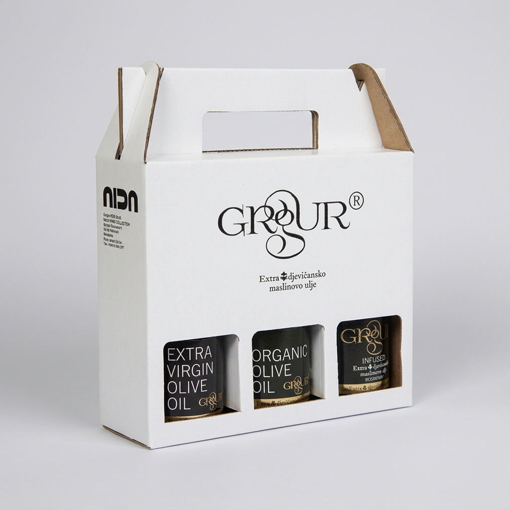 Grgur EVOO Gift Trio, 3 × 0.25 L