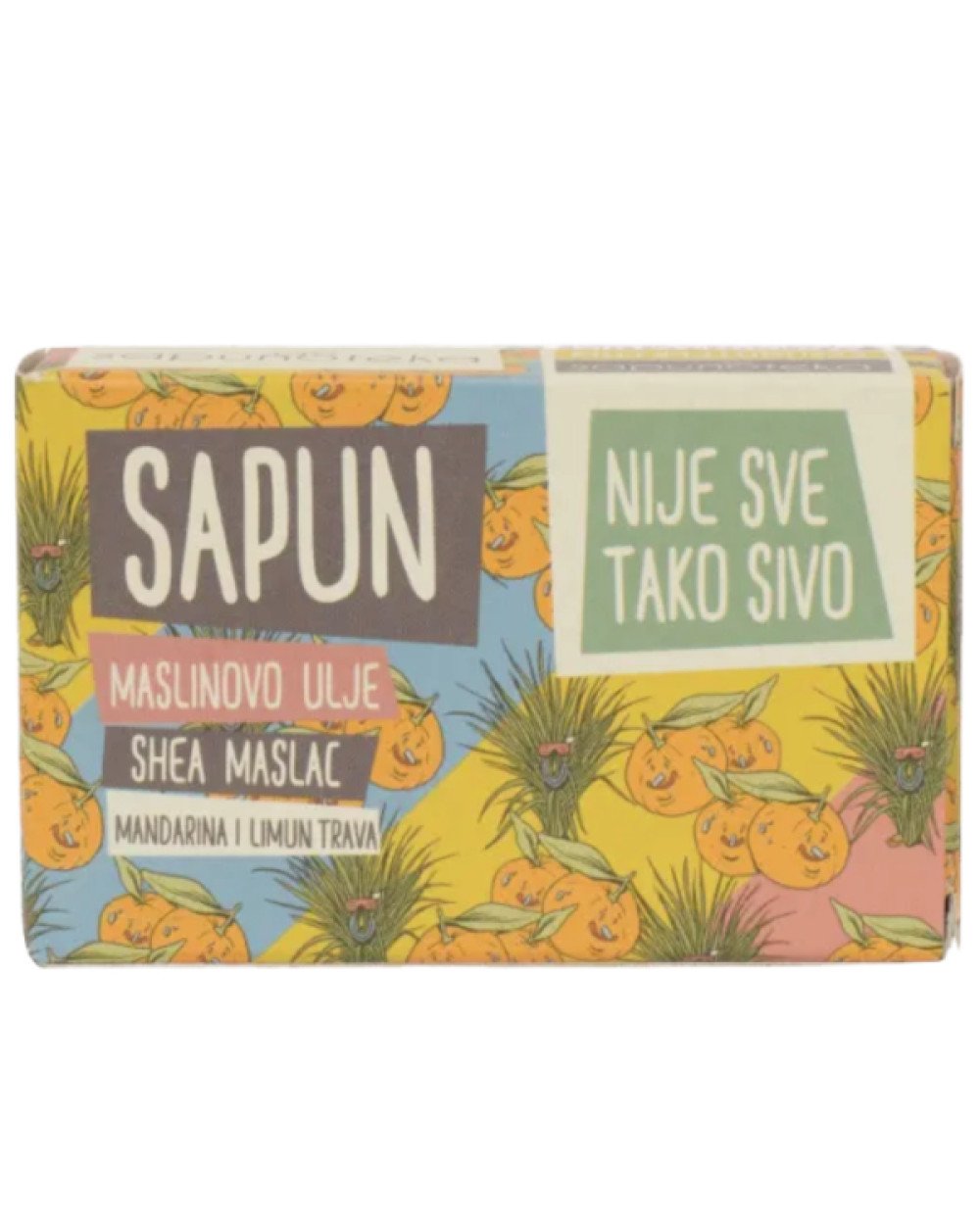 Sapunoteka prirodni ručno rađeni sapun — shea maslac i maslina, 100 g