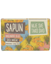 Sapunoteka prirodni ručno rađeni sapun — shea maslac i maslina, 100 g