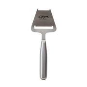 Metal cheese slicer with 'Gligore' branding on a white background